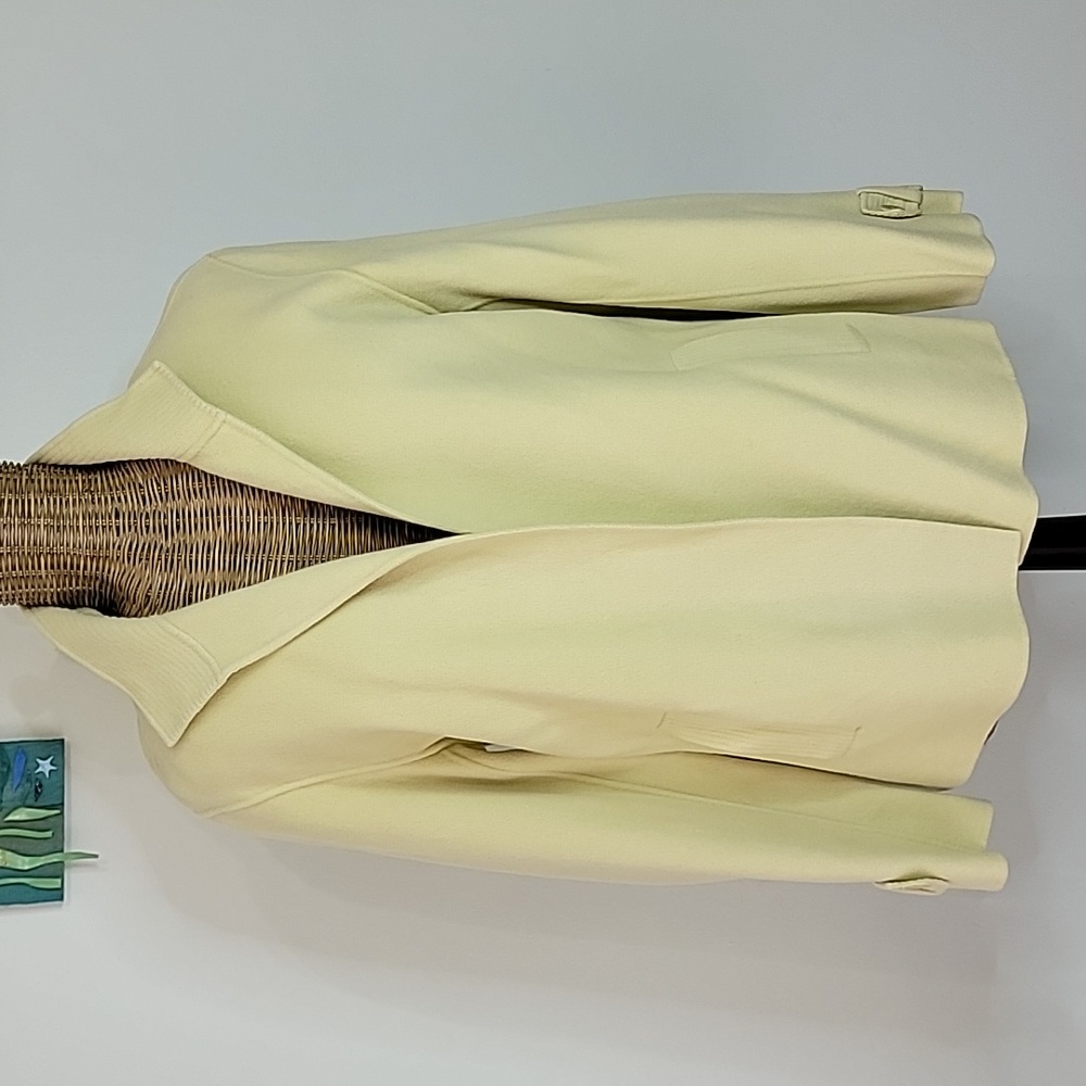 Vintage Talbots Collection sz12 Wool Cashmere Blend Open Front Jacket  BinD